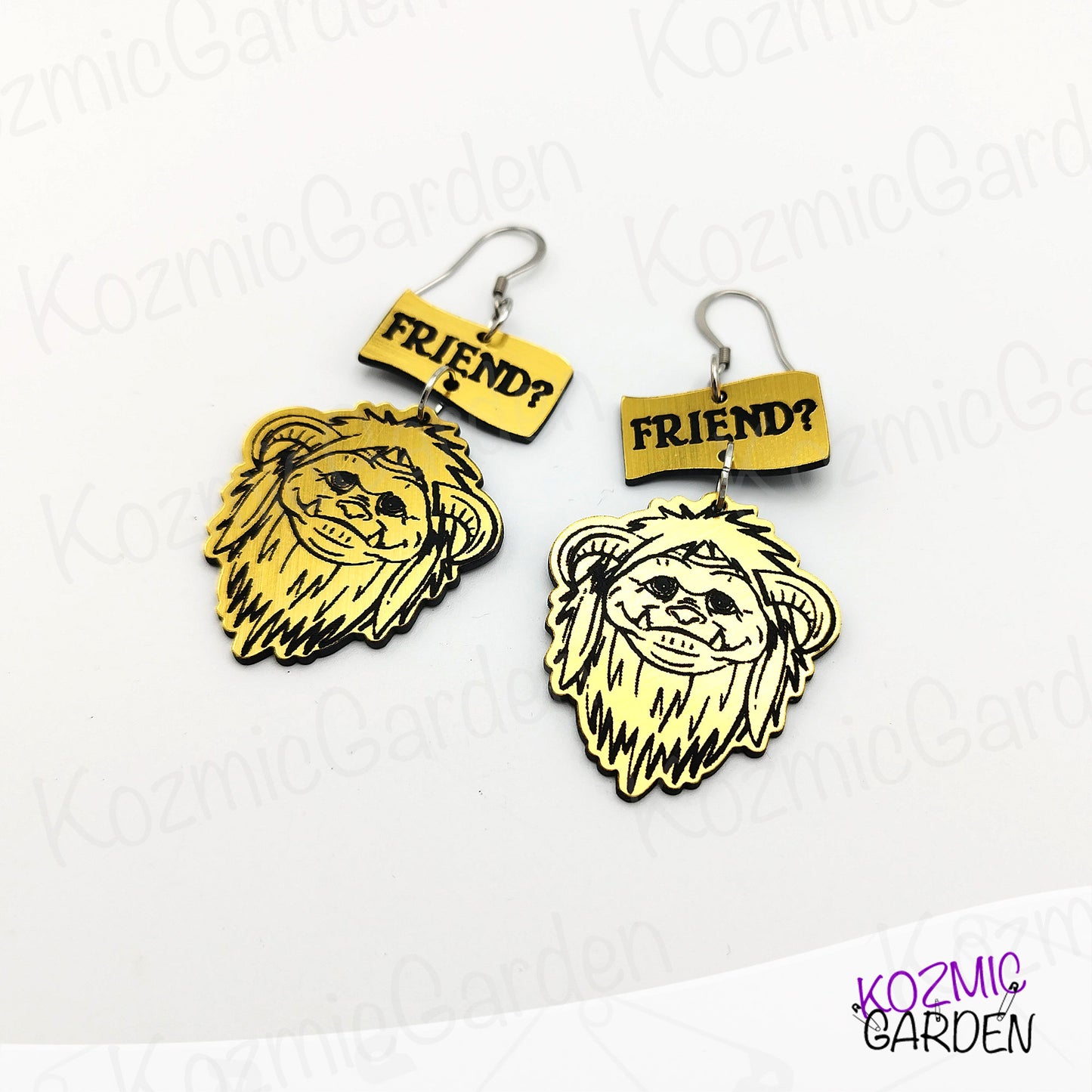 Ludo "Friend?" Earrings – Do you need a friend to enter to The Labyrinth?