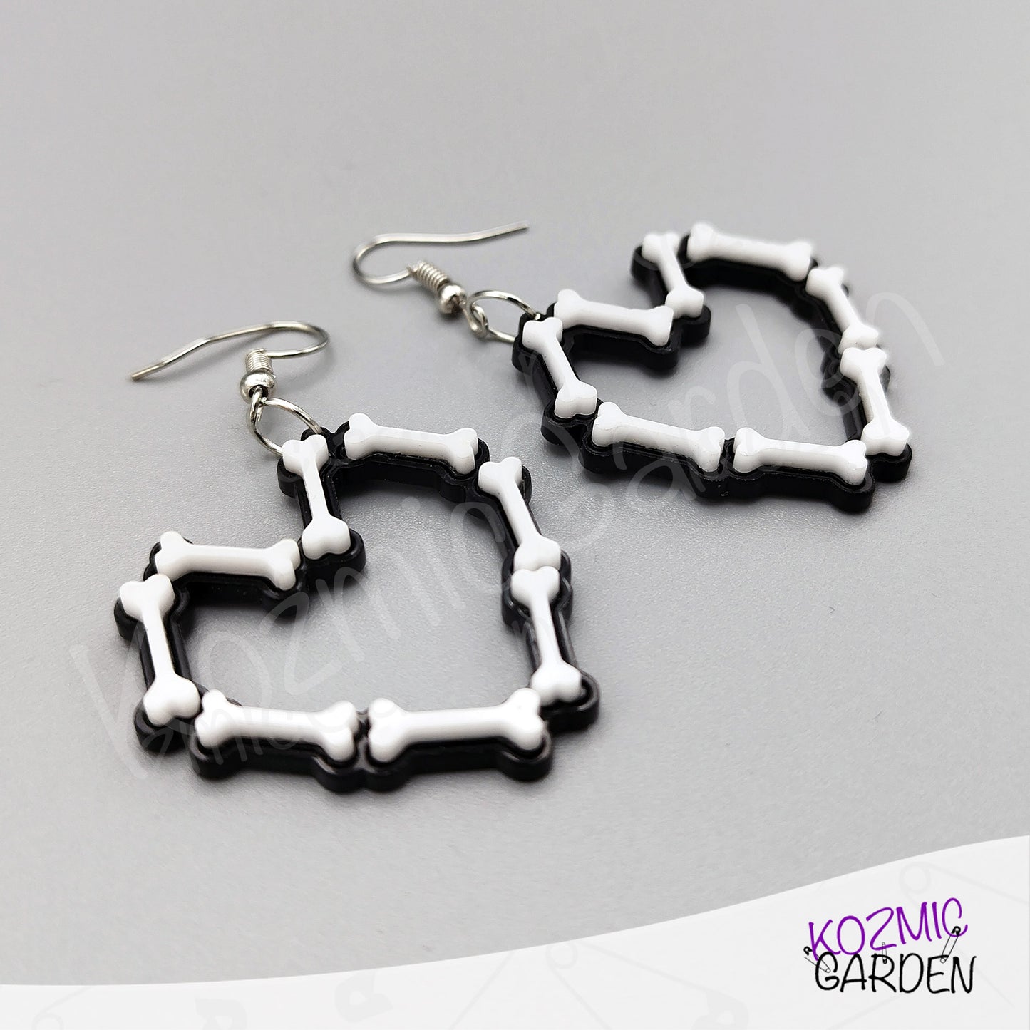 BONE HEART EARRINGS | Dare to Wear!