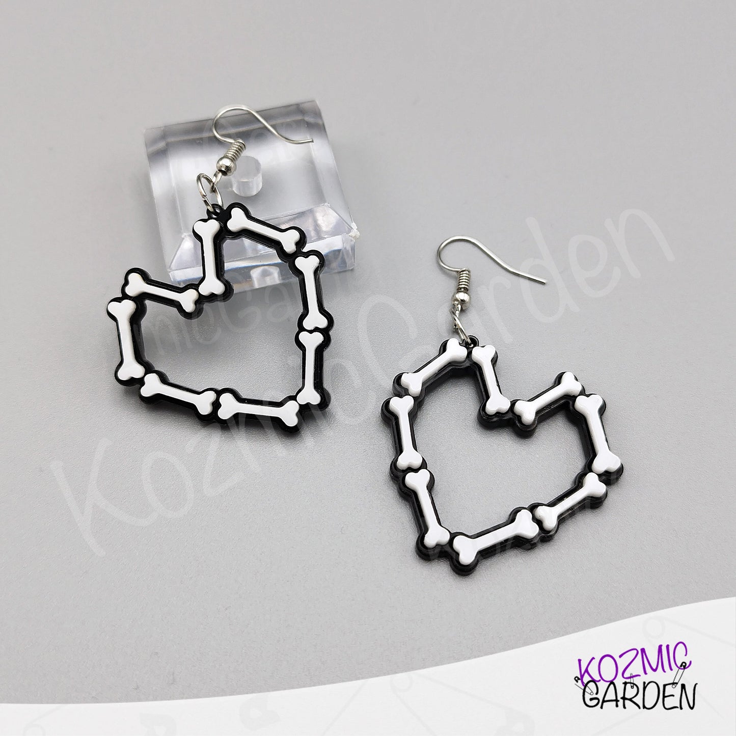 BONE HEART EARRINGS | Dare to Wear!