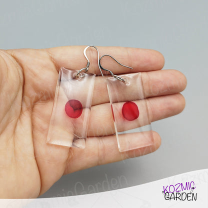 DEXTER'S BLOOD SLIDE EARRINGS | Sinister elegance awaits!