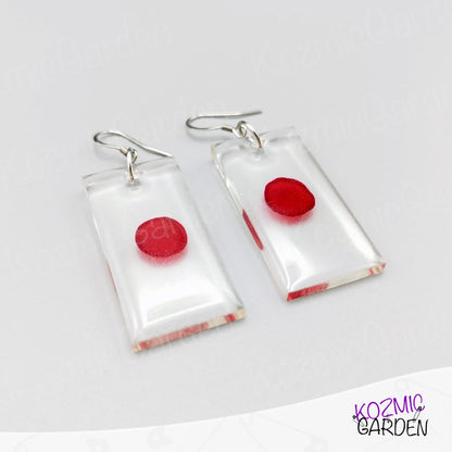 DEXTER'S BLOOD SLIDE EARRINGS | Sinister elegance awaits!