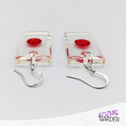 DEXTER'S BLOOD SLIDE EARRINGS | Sinister elegance awaits!