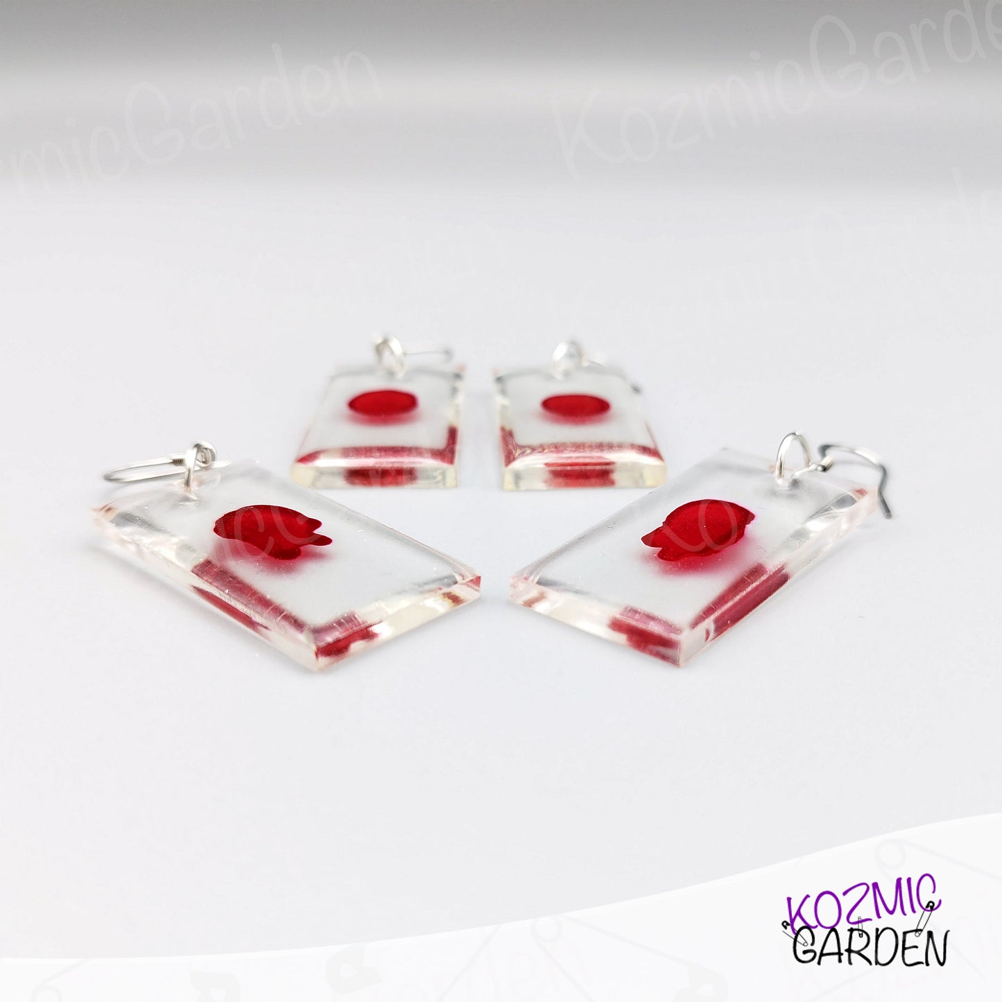 DEXTER'S BLOOD SLIDE EARRINGS | Sinister elegance awaits!