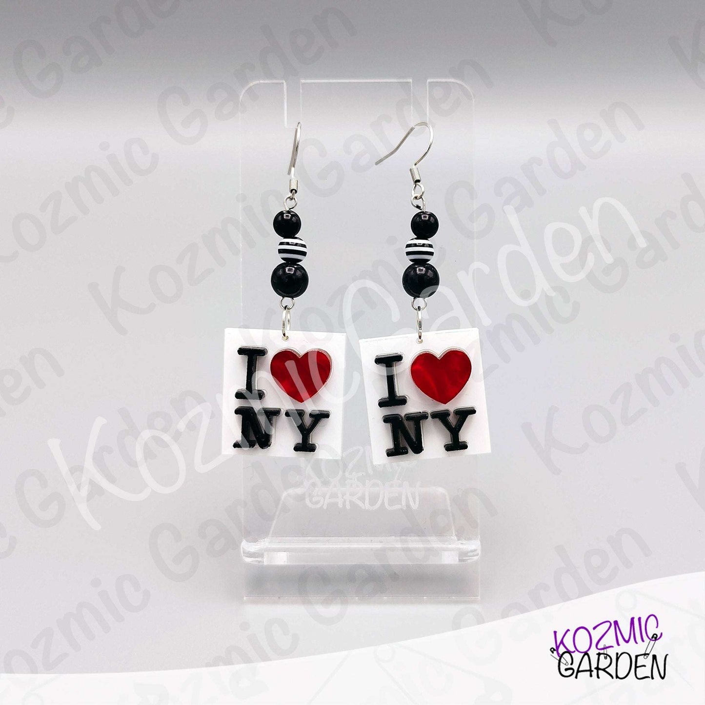 I Love New York Earrings