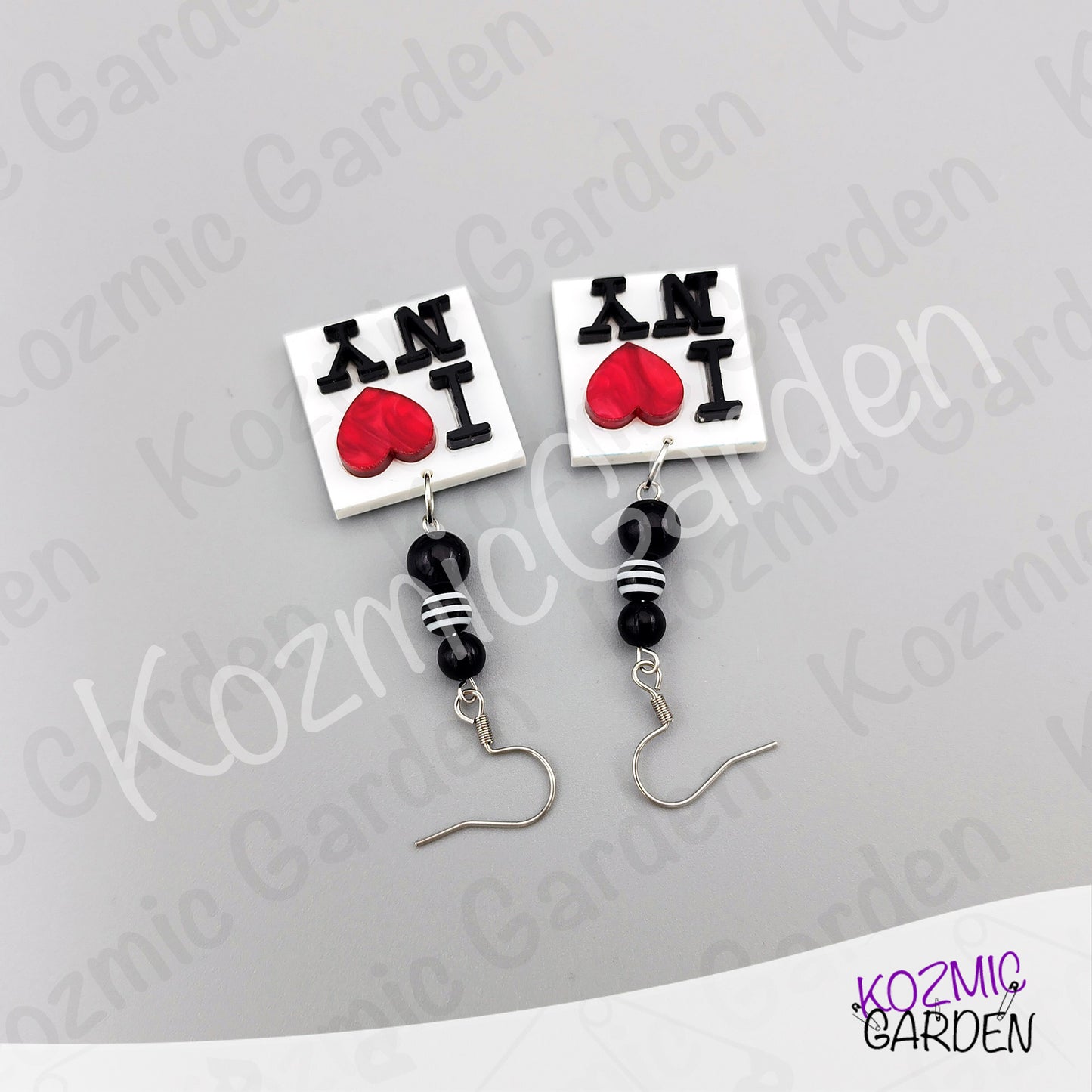 I Love New York Earrings