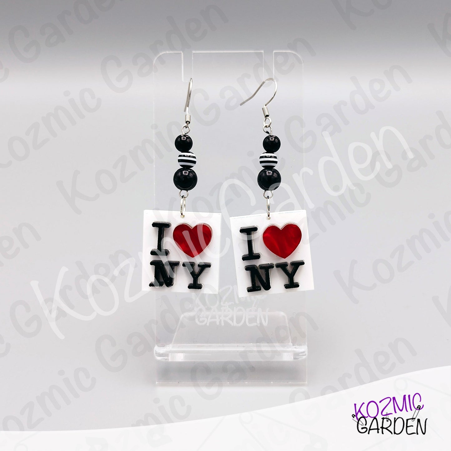 I Love New York Earrings