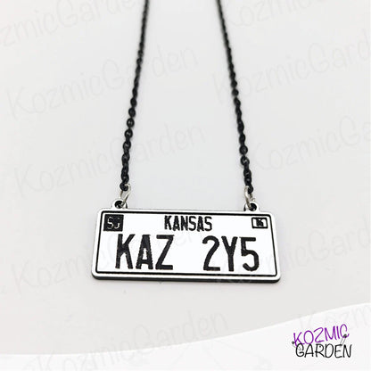 SUPERNATURAL IMPALA'S LICENSE PLATE | EARRINGS & NECKLACE | Channel your inner Dean Winchester!