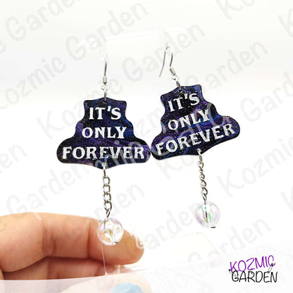 Labyrinth Earrings "It's Only Forever" with Crystal Ball | David Bowie's film