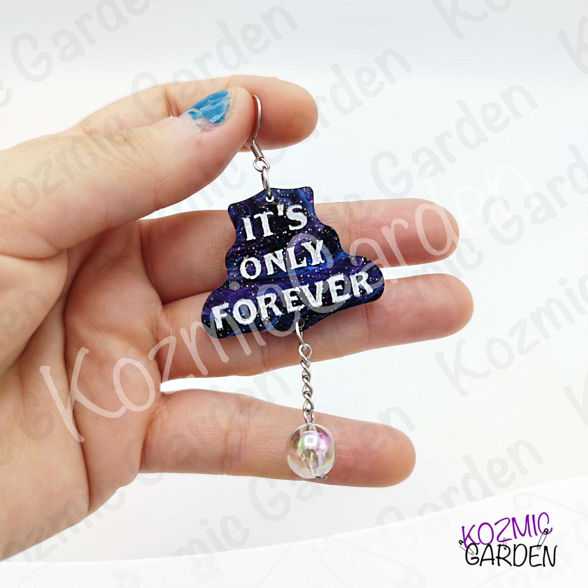 Labyrinth Earrings "It's Only Forever" with Crystal Ball | David Bowie's film