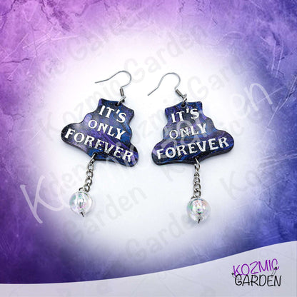 Labyrinth Earrings "It's Only Forever" with Crystal Ball | David Bowie's film