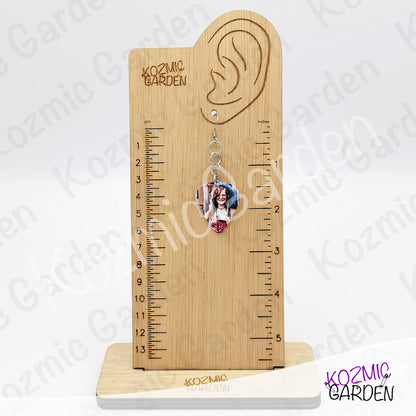 Janis Joplin Guitar Pick Earrings | Colorful Psychedelic 60s Hippie Rock Jewelry