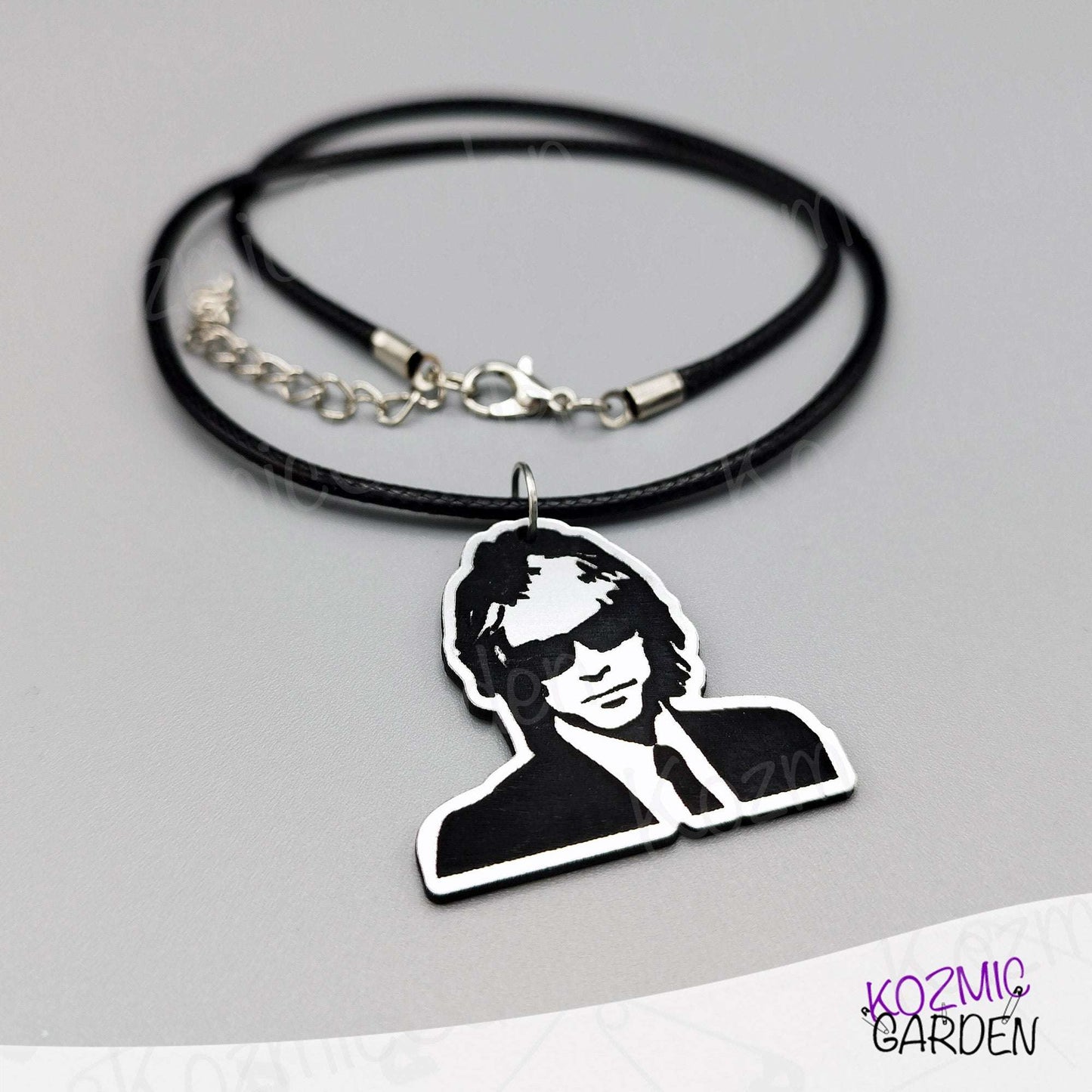 Jon Bon Jovi Earrings – Engraved on Silver Acrylic, Inspired by the Crush Album Era