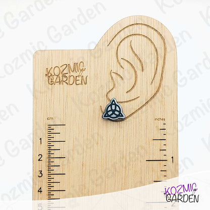 Led Zeppelin Inspired Stud Earrings