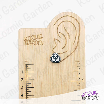 Led Zeppelin Inspired Stud Earrings