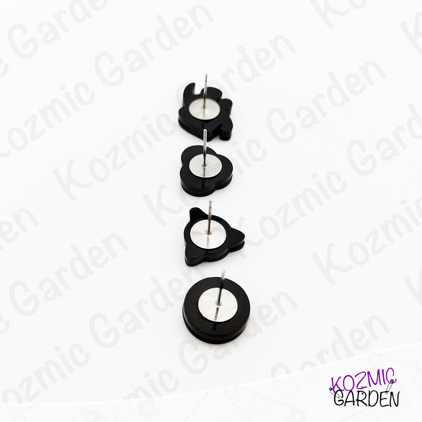 Led Zeppelin Inspired Stud Earrings