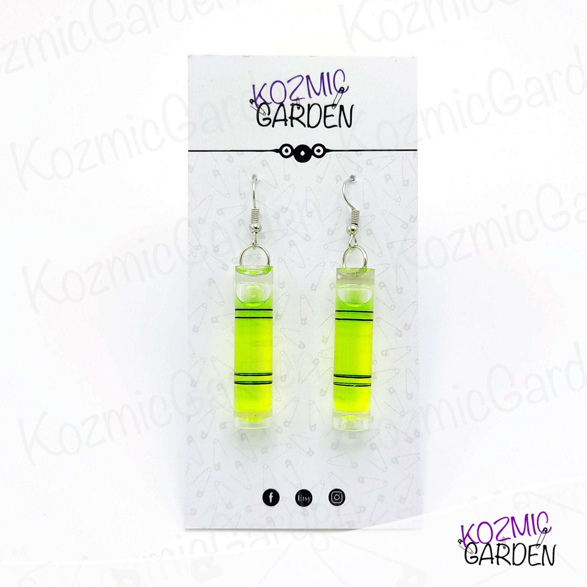 BUBBLE LEVEL EARRINGS | Pop into Style!