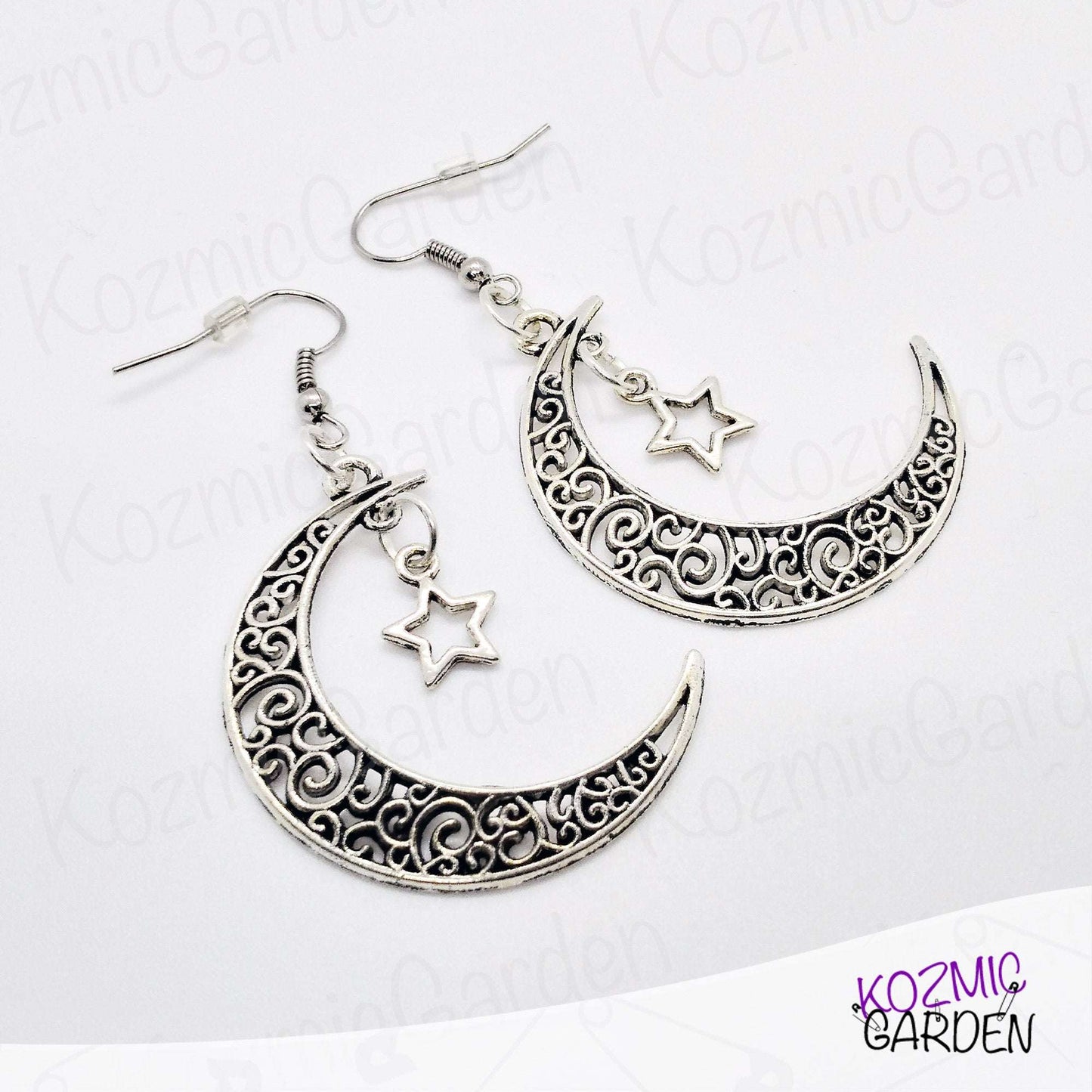 Crescent Moon Earrings – Mystical Celestial Charm