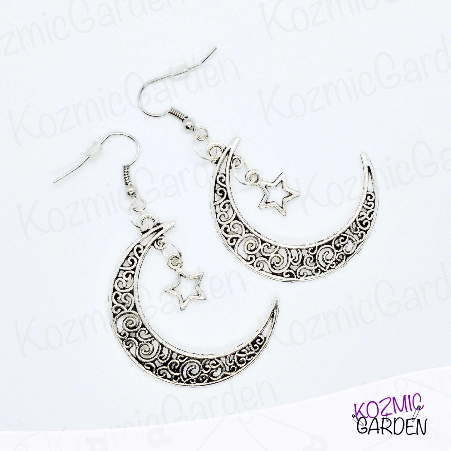 Crescent Moon Earrings – Mystical Celestial Charm