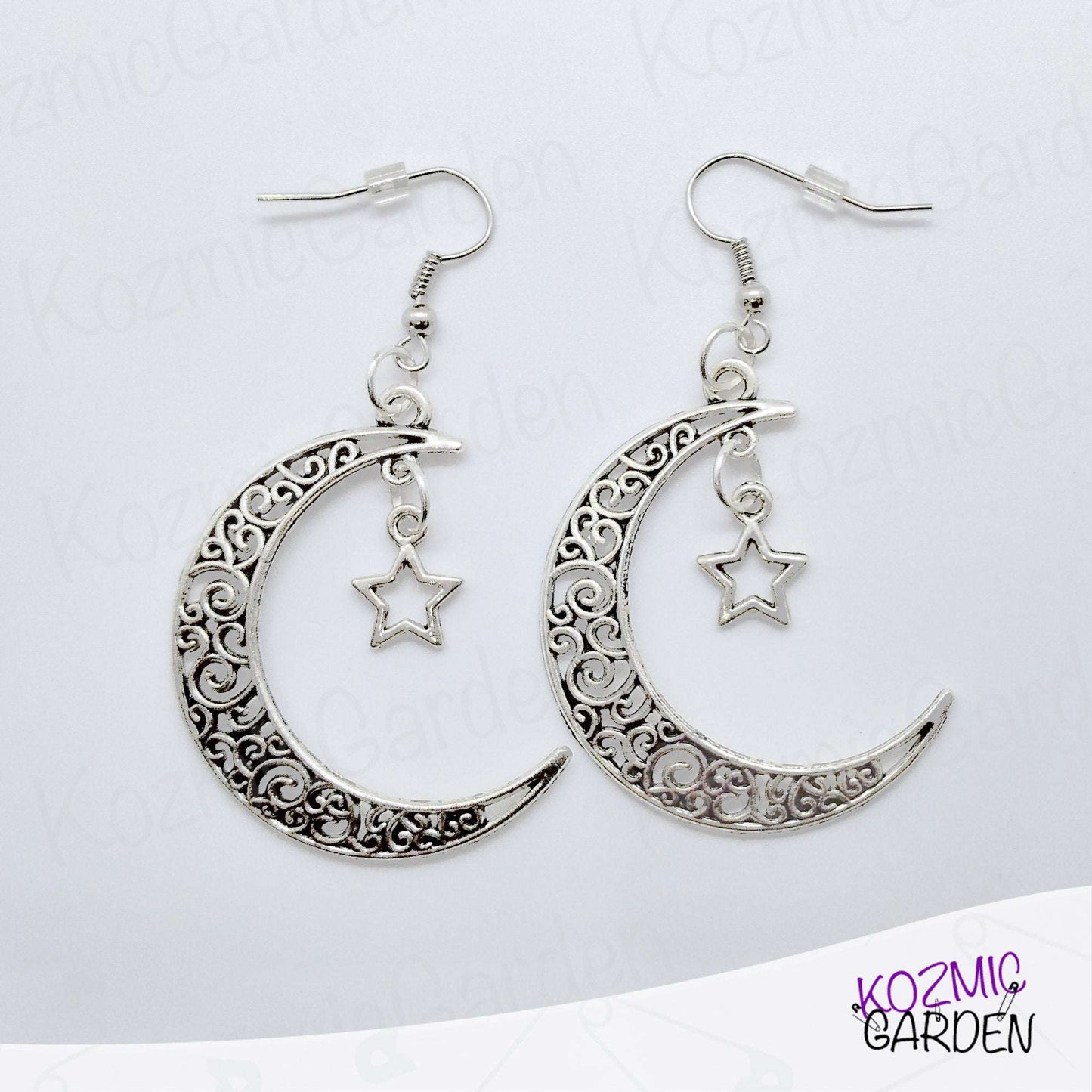Crescent Moon Earrings – Mystical Celestial Charm