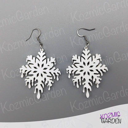 MELTING SNOWFLAKES EARRINGS | Snow or Blood? Which one will you choose? Muahaha