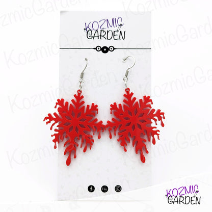 MELTING SNOWFLAKES EARRINGS | Snow or Blood? Which one will you choose? Muahaha