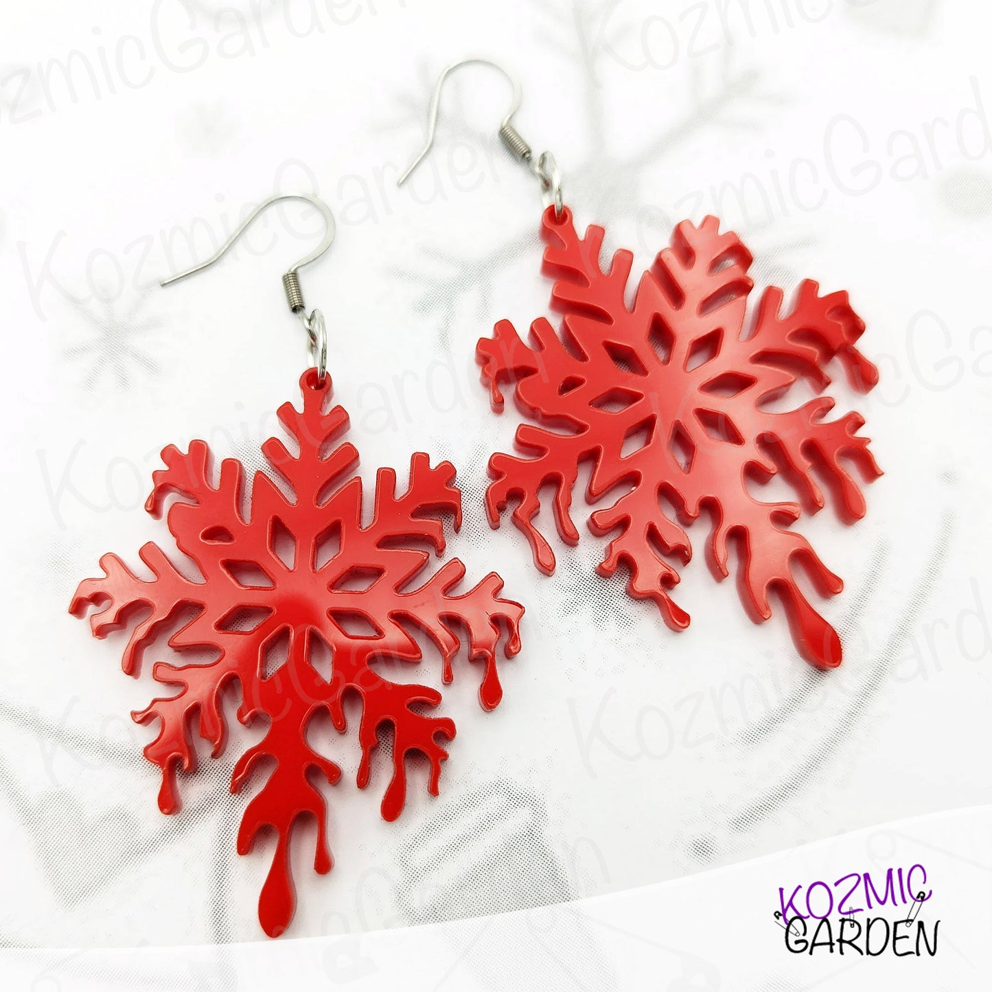 MELTING SNOWFLAKES EARRINGS | Snow or Blood? Which one will you choose? Muahaha