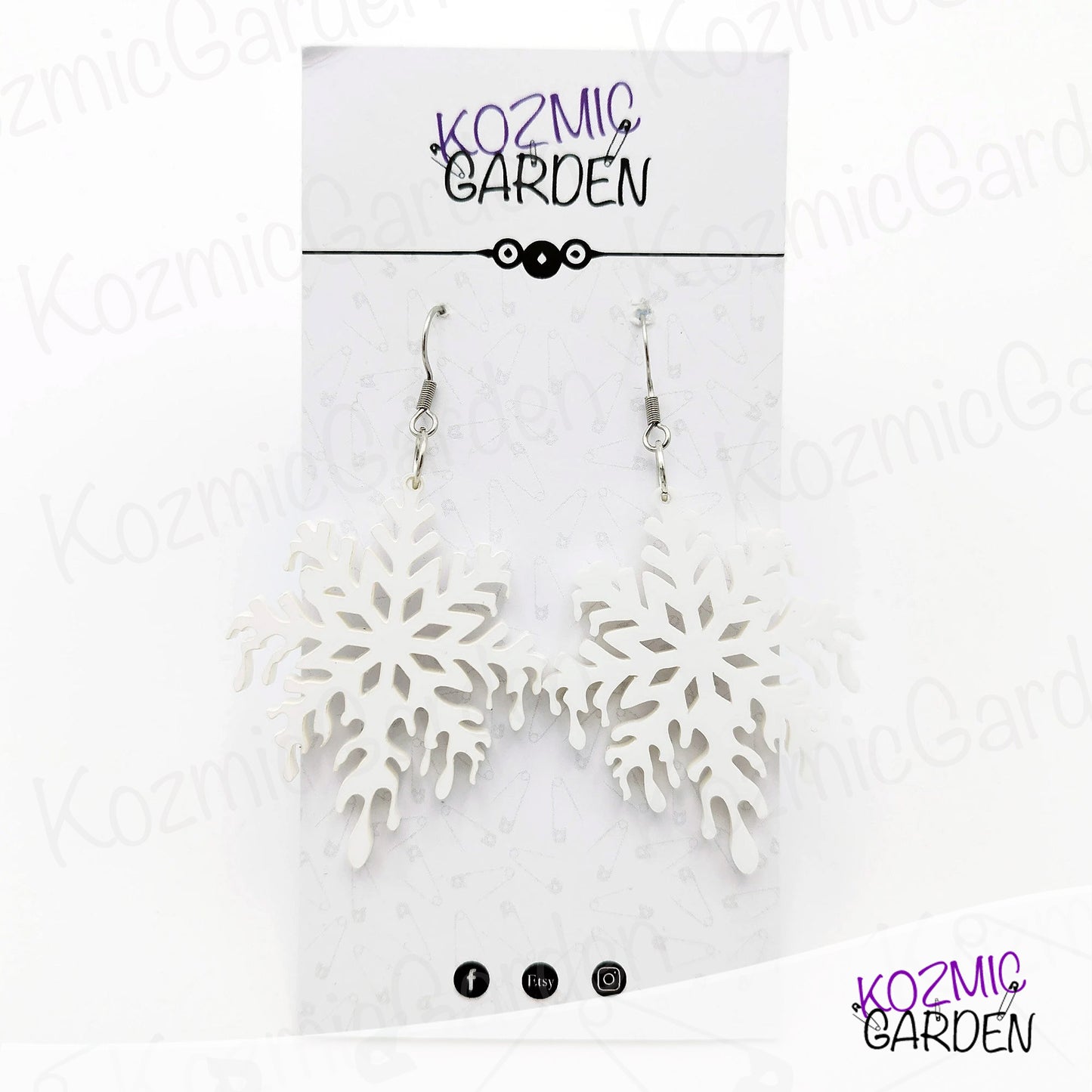 MELTING SNOWFLAKES EARRINGS | Snow or Blood? Which one will you choose? Muahaha