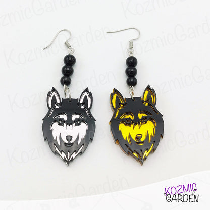 WOLF FACE EARRINGS | Evoke your Inner Wolf!