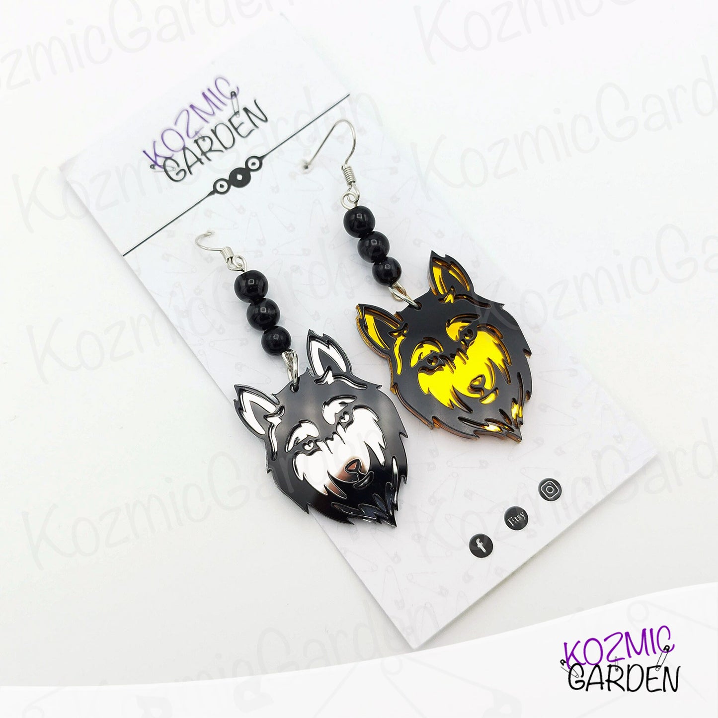 WOLF FACE EARRINGS | Evoke your Inner Wolf!