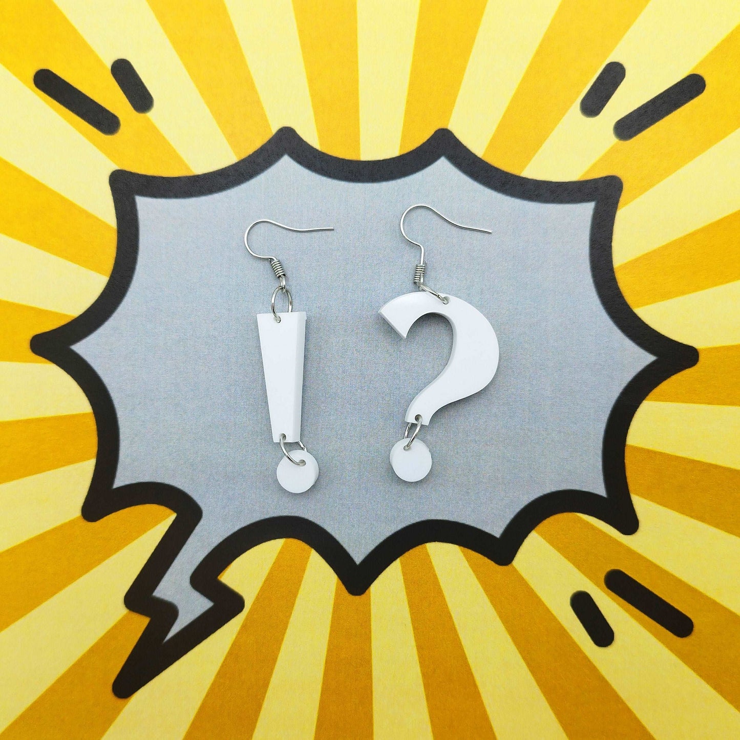 Mismatched Earrings Question and exclamation mark_Cover