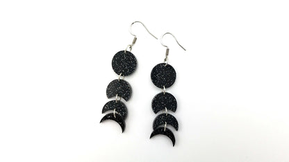 MOON PHASES EARRINGS - Kozmic Garden