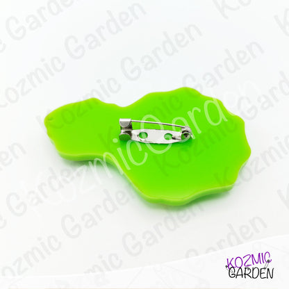 Inspired Alien Burns Pendant & Brooch Pin | This pendant will  "Bring You Love"