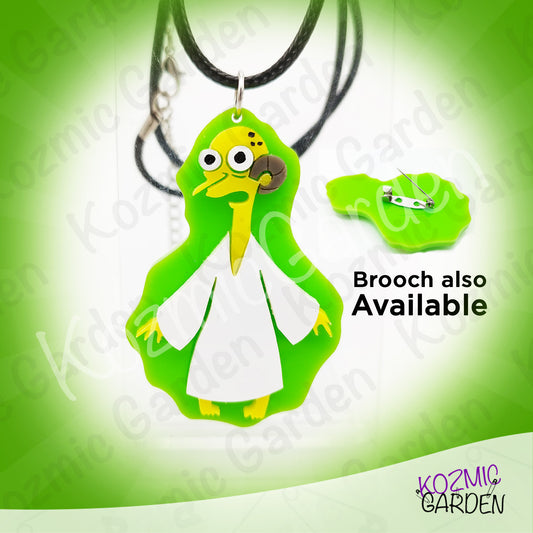 Inspired Alien Burns Pendant & Brooch Pin | This pendant will  "Bring You Love"