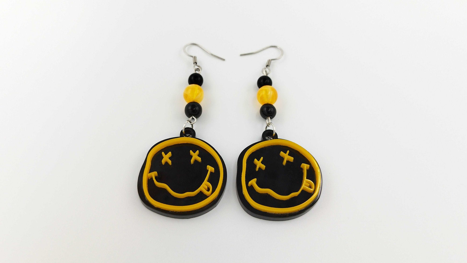 NIRVANA LOGO EARRINGS - Kozmic Garden