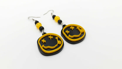 NIRVANA LOGO EARRINGS - Kozmic Garden