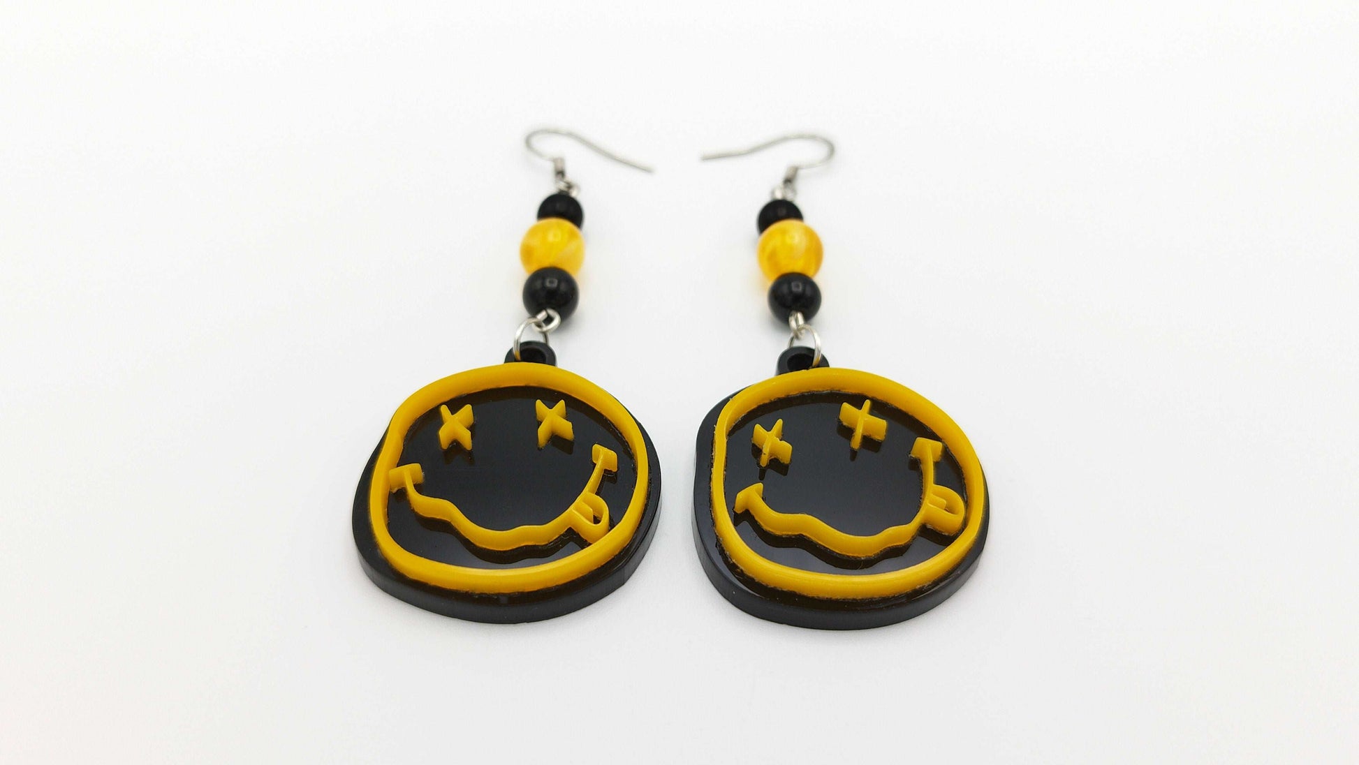 NIRVANA LOGO EARRINGS - Kozmic Garden