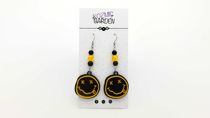 NIRVANA LOGO EARRINGS - Kozmic Garden