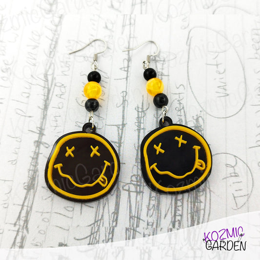 NIRVANA LOGO EARRINGS | Wear Nirvana's Spirit on Your Ears! 🤘