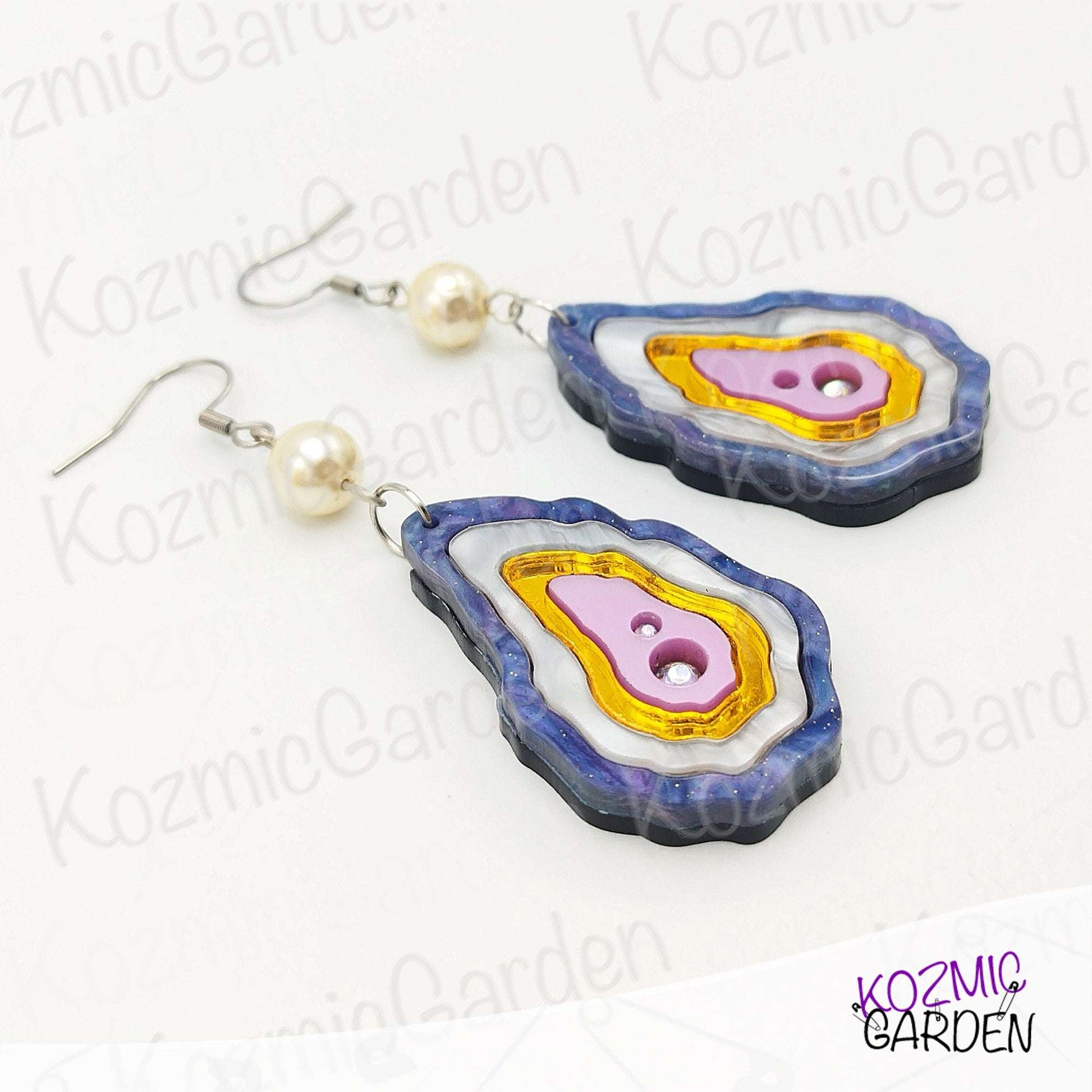 Oyster Shell Magic Earrings