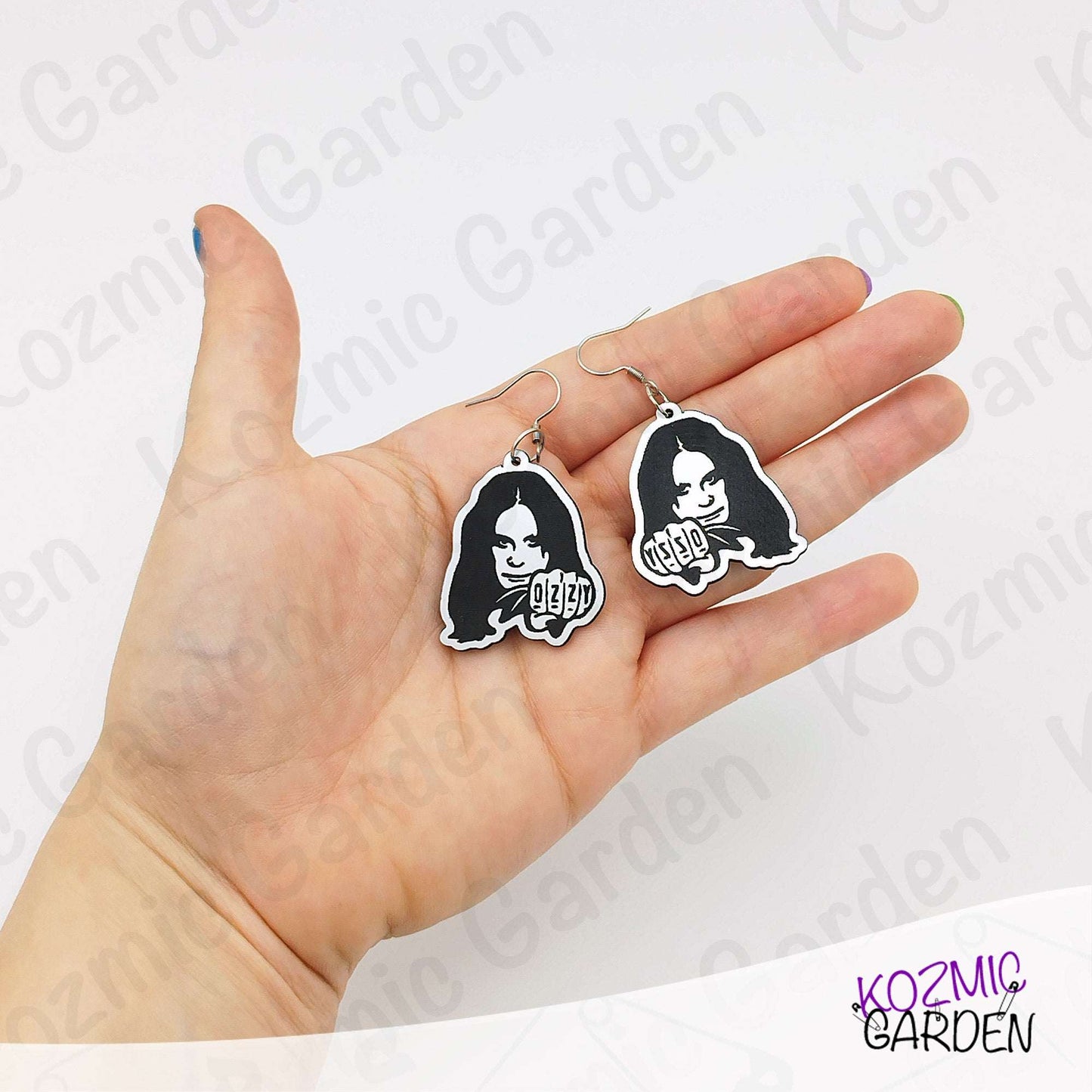 Ozzy Osbourne Tribute Earrings - The Prince Of Darkness Forever!