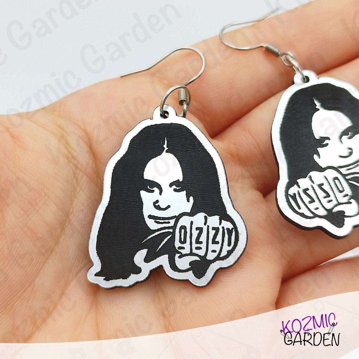 Ozzy Osbourne Tribute Earrings - The Prince Of Darkness Forever!