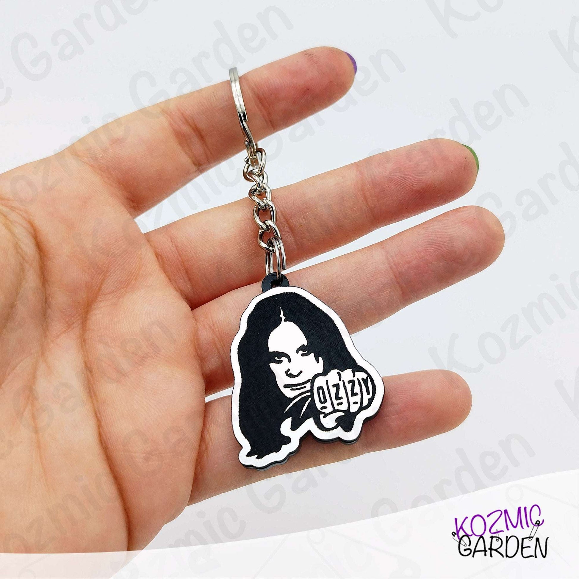 Ozzy Osbourne Tribute Keychain – Prince of Darkness forever! ✌️