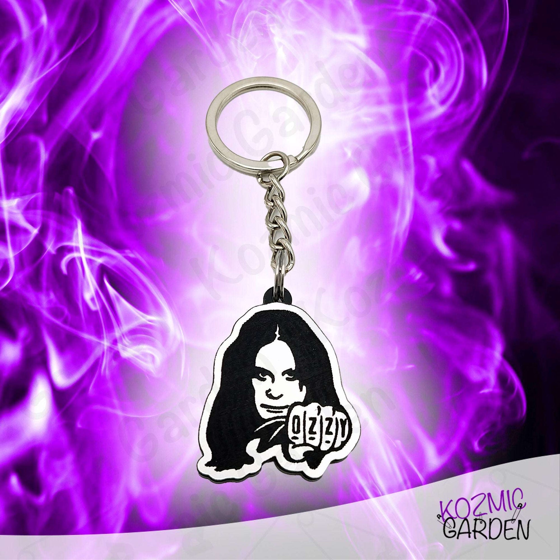 Ozzy Osbourne Tribute Keychain – Prince of Darkness forever! ✌️