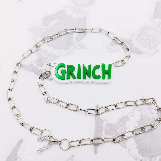 PUNK GRINCH NECKLACE - Kozmic Garden