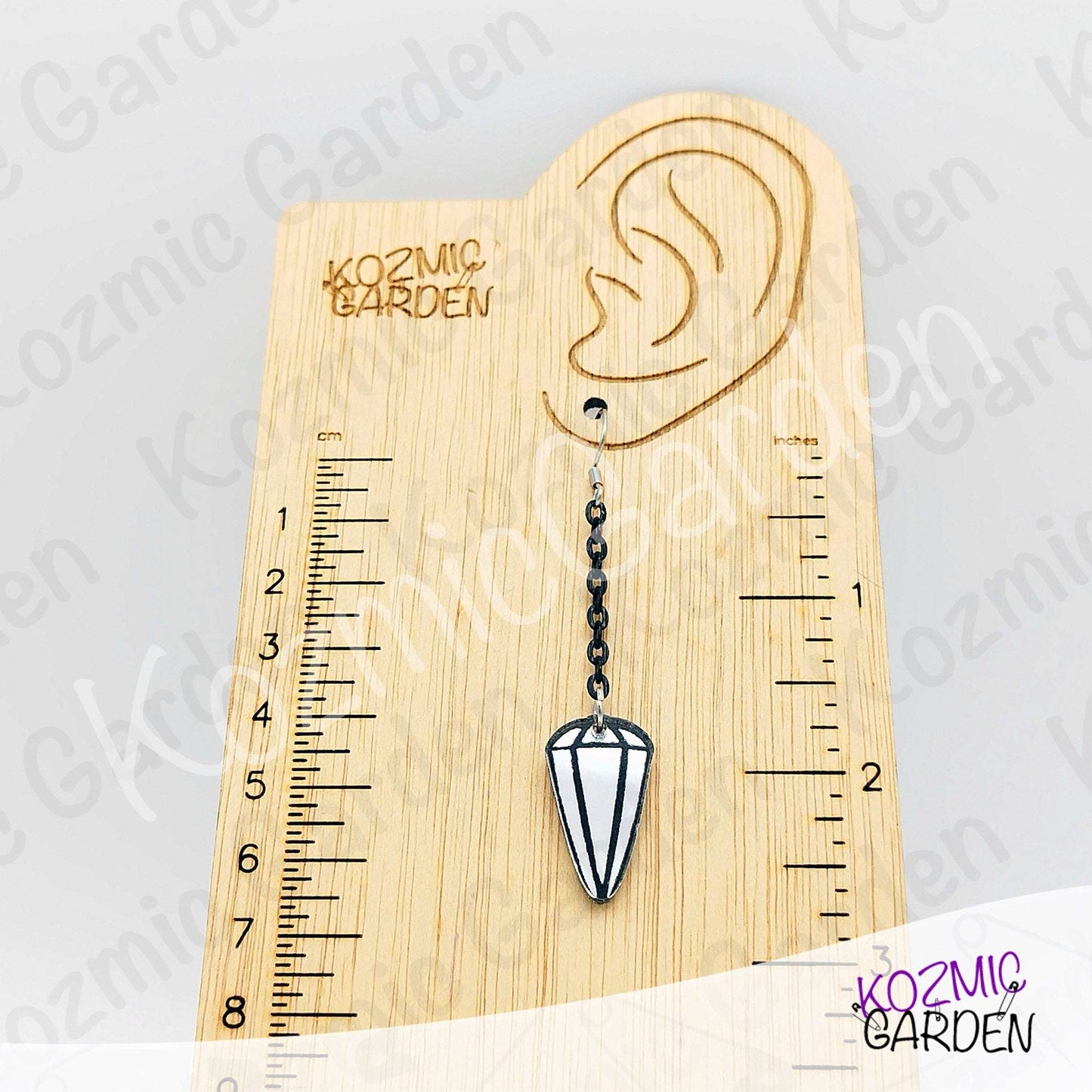 Silver Pendulum Earrings | Witchy Tarot Inspired Esoteric Jewelry