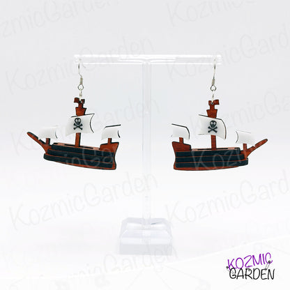 Pirate Ship Earrings (and Necklace!) – Set Sail With Style
