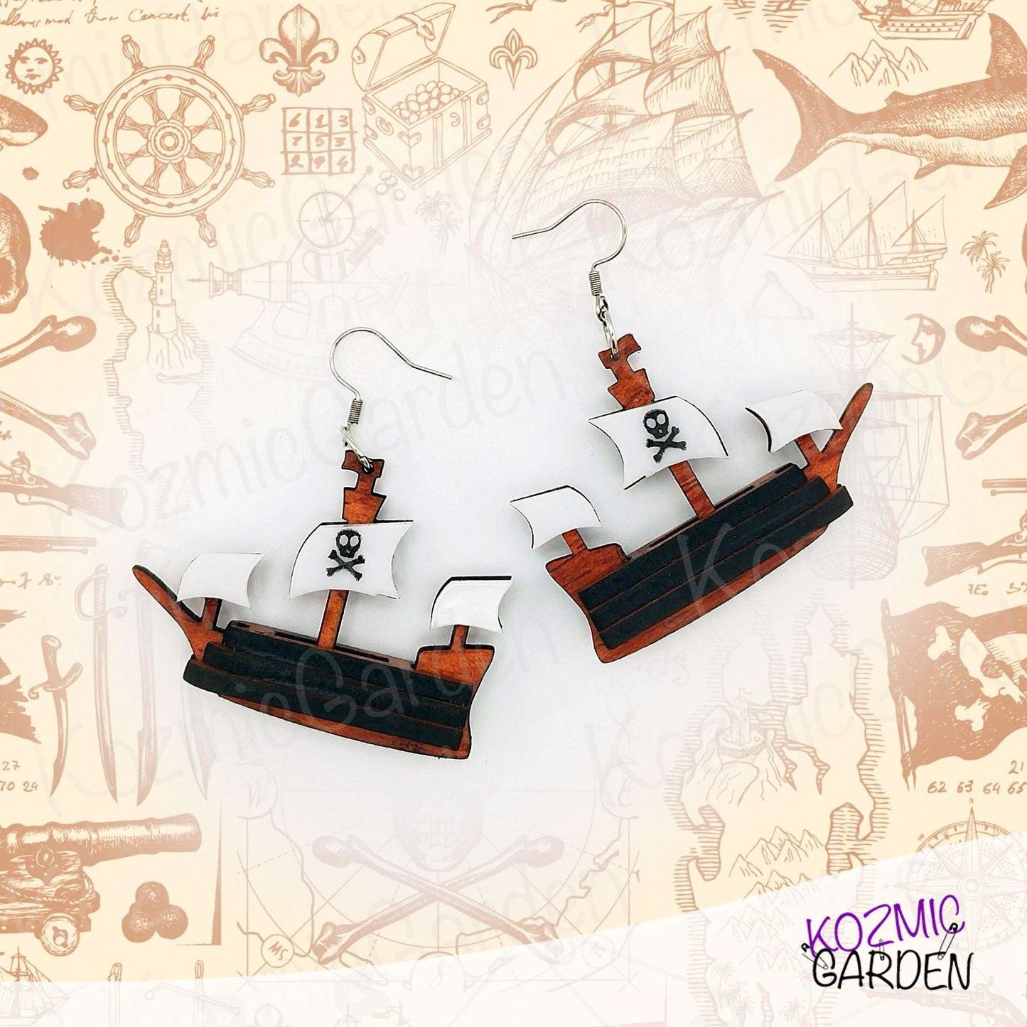 Pirate Ship Earrings (and Necklace!) – Set Sail With Style