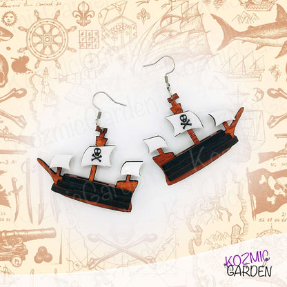 Pirate Ship Earrings (and Necklace!) – Set Sail With Style