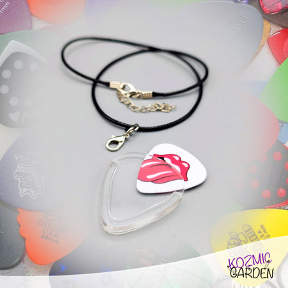 Transparent Guitar Pick Holder Pendant – Keep Your Picks Close in Style!