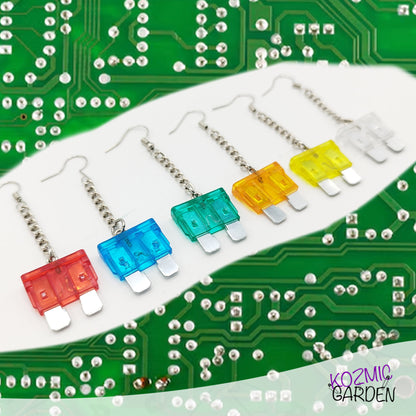 Electrifying Real Fuse Earrings | Quirky and Colorful Jewelry